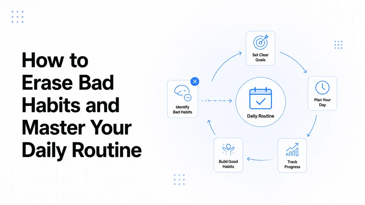 How to Erase Bad Habits and Master Your Daily Routine